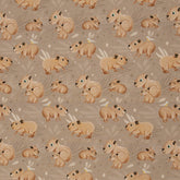 Baumwolljersey Capybara Friends by mrs. Mint Design